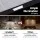Devanti Range Hood, Black Powder-Coated Steel, 900mm, Wall Mounted, High Performance, 3-Speed, LED Lighting