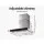 Devanti 60cm Range Hood: Black Glass, Wall-Mounted, 3-Speed Touch Control, LED Lights, High Suction, 5-Layer Filters