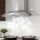 Devanti 90cm Curved Glass Canopy Rangehood 400 m3/h 105W Motor 3 Speeds Brushed Stainless Steel LED Light