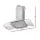 Devanti 90cm Curved Glass Canopy Rangehood 400 m3/h 105W Motor 3 Speeds Brushed Stainless Steel LED Light