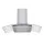 Devanti 90cm Curved Glass Canopy Rangehood 400 m3/h 105W Motor 3 Speeds Brushed Stainless Steel LED Light