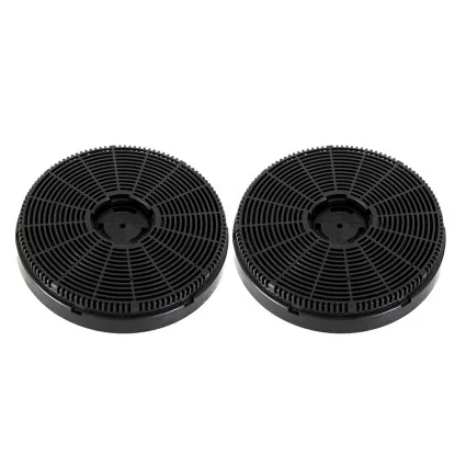 Devanti 16cm Range Hood Carbon Charcoal Filters X2 - Easy Install, Ductless Design, Fresh Kitchen Air, Replace 6 Months
