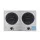 Devanti 2 Hobs Ceramic Cooktop 2400W Infrared Knob Control Black Glass 50x33x7cm Easy Clean 2 Zone Electric