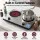Devanti 2 Hobs Ceramic Cooktop 2400W Infrared Knob Control Black Glass 50x33x7cm Easy Clean 2 Zone Electric