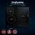 Devanti 60cm Electric Ceramic Cooktop 4-Burner Touch Control 5200W Black Glass Hob 3-Zone Dual Ring Timer