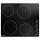 Devanti Electric Ceramic Cooktop, 60cm, Black Glass, 6000W, 4 Cooking Zones, LED Display, Overheat Protection