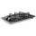 Devanti 30cm 2 Burner Gas Cooktop Built-in Glass Stove NG/LPG, Wok Burner, Flame Failure Device, Cast Iron Trivets
