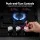 Devanti 60cm 3 Burner Gas Cook-top LPG Natural Gas Electric Ignition Glass Hob Cast Iron Pan Supports Black
