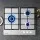 Devanti 60cm 3 Burner Gas Cook-top 6.45kW Stainless Steel Hob with Electric Ignition Silver