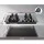 Devanti 60cm Gas Cooktop 4 Burner Black Tempered Glass Surface with Cast Iron Grates, LPG Conversion Kit Included