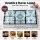 Devanti 90cm 5 Burner Gas Cooktop Stainless Steel Hob LPG or Natural Gas 11.3kW Performance and Safety