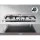 Devanti 90cm 5 Burner Gas Cooktop Stainless Steel Built-In Stove with Cast Iron Grates, LPG Conversion Kit Included