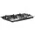 Devanti 90cm 5 Burner Gas Cooktop Stainless Steel Built-In Stove with Cast Iron Grates, LPG Conversion Kit Included