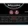 Devanti Induction Cooktop, Black Ceramic Glass, 30cm Portable Cooker, 10 Power Levels, 6 Cooking Modes, LED Display