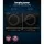 Devanti Induction Cooktop, Black Ceramic Glass, 60cm, Portable Cooker with 2 Zones, Touch Control, 3500W Power