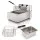 Devanti 10L Commercial Electric Deep Fryer 2200W Single Basket Stainless Steel Tank 6L Oil Capacity Timer