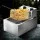 Devanti 10L Commercial Electric Deep Fryer 2200W Single Basket Stainless Steel Tank 6L Oil Capacity Timer