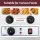 Devanti 3000W Electric Deep Fryer 10L Stainless Steel Commercial Fryer with Basket, Lid & Oil Drain Tap