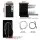 Devanti Freestanding Dishwasher, Stainless Steel, 10 Place Settings, Black, Energy Efficient, Quiet Operation