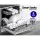 Devanti 8 Place Settings Benchtop Dishwasher, Silver - Compact, Quiet, Stainless Steel with LED Display & 6 Programmes