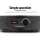 Devanti 5-Tray Food Dehydrator, Adjustable Temperature, Food-Grade Plastic, Beef Jerky Fruit Dryer, Black