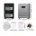 Devanti 12-Tray Dual-Zone Food Dehydrator, Stainless Steel, LCD Control, 35-80°C, 48hr Timer, Includes Fruit Roll Sheets