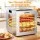 Devanti 10-Tray Stainless Steel Food Dehydrator with Glass Door, LED Controls, 850W, Adjustable Thermostat & Timer
