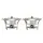 5-Star Chef 5L Chafing Dish Set 2-Pack Food Warmer Catering Server Buffet Stainless Steel Dishwasher Safe