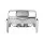 5-Star Chef 9L Chafing Dish Buffet Food Warmer Catering Server Stainless Steel Dishwasher Safe Viewing Window