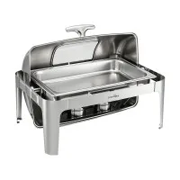 5-Star Chef 9L Chafing Dish Buffet Food Warmer Catering Server Stainless Steel Dishwasher Safe Viewing Window