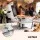 5-Star Chef Chafing Dish 8L Two-Pan Buffet Warmer Stainless Steel Catering Server with Foldable Frame
