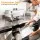 5-Star Chef Chafing Dish 8L Two-Pan Buffet Warmer Stainless Steel Catering Server with Foldable Frame
