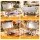 5-Star Chef Chafing Dish 7.5L 3-Pan Buffet Warmer Food Warmer Catering Server Stainless Steel with Foldable Frame