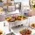 5-Star Chef 9L Chafing Dish Buffet Warmer with Viewing Window for Warm or Chilled Food