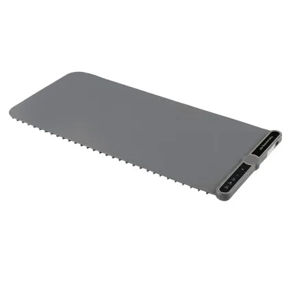Devanti 80cm x 38cm Electric Food Warming Mat 430W Grey Roll-Up Touch Control 9 Levels Timer Child Lock