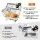 Alston 9L Bain Marie Chafing Dish Set 2x4.5L Premium 410 Stainless Steel Buffet Warmer with Foldable Frame