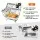 Alston 3LX3 Chafing Dish Set 9L Bain Marie 410 Stainless Steel Buffet Warmer with 3x3L Pans & Fuel Holders