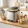 Devanti 2L Ice Cream Maker Silver — 35 Minute Homemade Gelato Sorbet Frozen Yogurt & Drinks Machine 2L