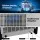 Devanti 45kg Commercial Ice Maker Machine Stainless Steel, 45 Cubes per Cycle, LED Control, Self-Cleaning, Black/Silver