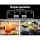 Devanti Portable Ice Cube Maker 2L Water Tank, Quick 9-Cube Cycles, Freon-Free, Compact Black Benchtop Machine