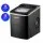 Devanti Portable Ice Cube Maker 2L Water Tank, Quick 9-Cube Cycles, Freon-Free, Compact Black Benchtop Machine