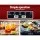 DEVANTi Portable Ice Cube Maker 2L Red, 12kg/Day, Benchtop, 2 Ice Sizes, Quiet, Energy Efficient, Home Bar Use