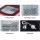 DEVANTi Portable Ice Cube Maker 2L Red, 12kg/Day, Benchtop, 2 Ice Sizes, Quiet, Energy Efficient, Home Bar Use