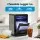 Devanti 20kg Stainless Steel Chewable Nugget Ice Maker, Self-Cleaning, Countertop, Energy Efficient, Quiet Operation