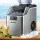Devanti Stainless Steel Portable Ice Maker - 24 Cubes in 14 Minutes, 3.2L Capacity, Energy Efficient & Self-Cleaning