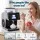 Devanti 20kg/24hr Snowflake Shaved Ice Slushie Maker with 8-Speed Control and 360W Power Black