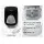 Devanti 2.4L Stainless Steel Portable Ice Cube Maker, 12kg/Day, 2 Sizes, Quiet, Freon-Free, Silver, Countertop