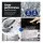 Devanti 2.4L Stainless Steel Portable Ice Cube Maker, 12kg/Day, 2 Sizes, Quiet, Freon-Free, Silver, Countertop