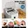 Devanti 12kg Portable Ice Maker Machine, Black - Fast 9 Cubes in 6 Mins, Freon-Free, Self-Cleaning, Quiet Operation