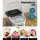 Devanti 12kg Ice Maker Machine Silver, Self-Cleaning, 2 Ice Sizes, Stainless Steel, Fast 9 Cubes in 6-13 Mins